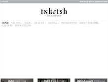 Tablet Screenshot of inkfishhairandbeauty.co.uk